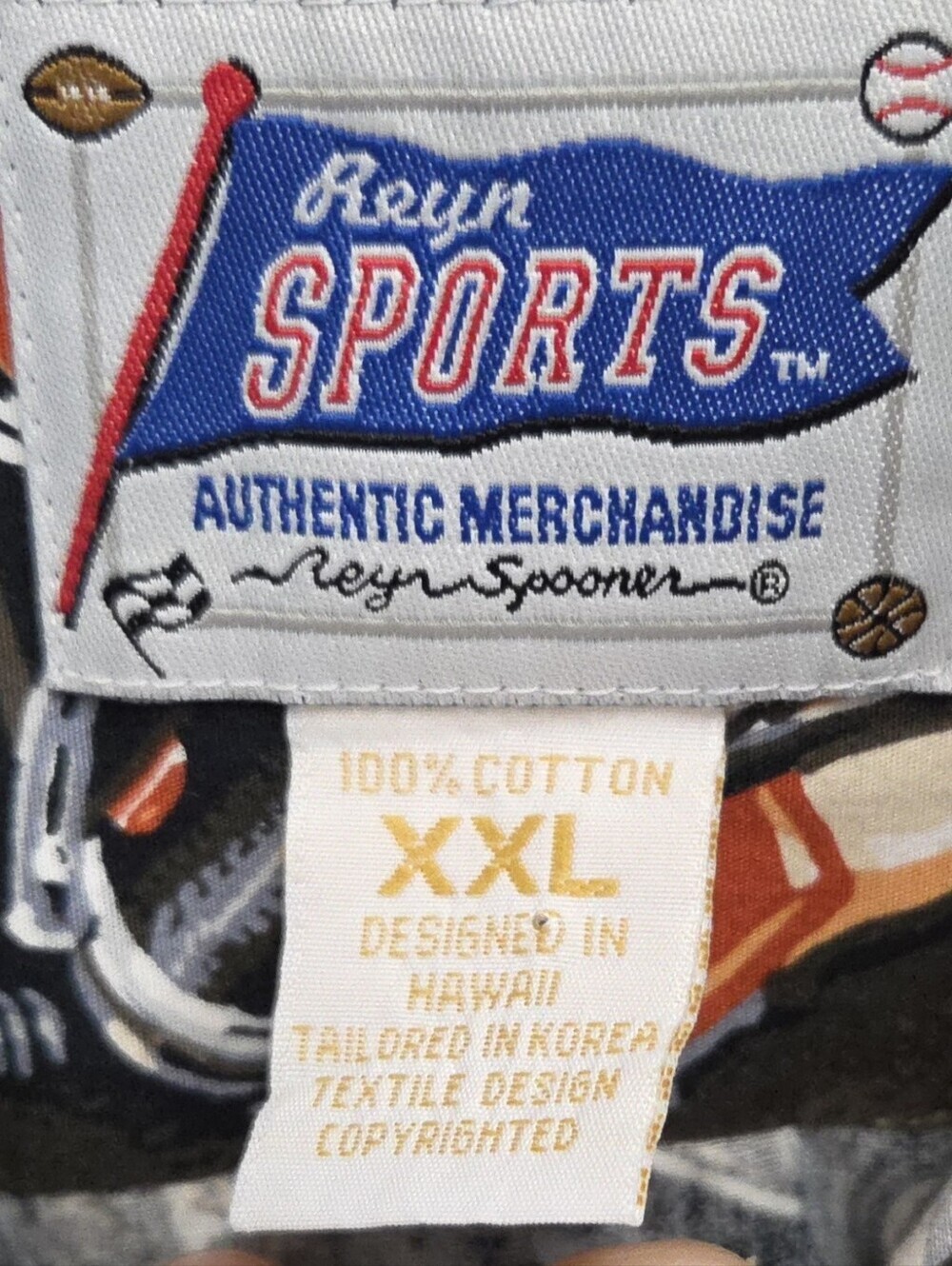 Vintage Reyn Spooner Sports Chevrolet Muscle Car Hawaiian Aloha Shirt Size XXL - Picture 5 of 5